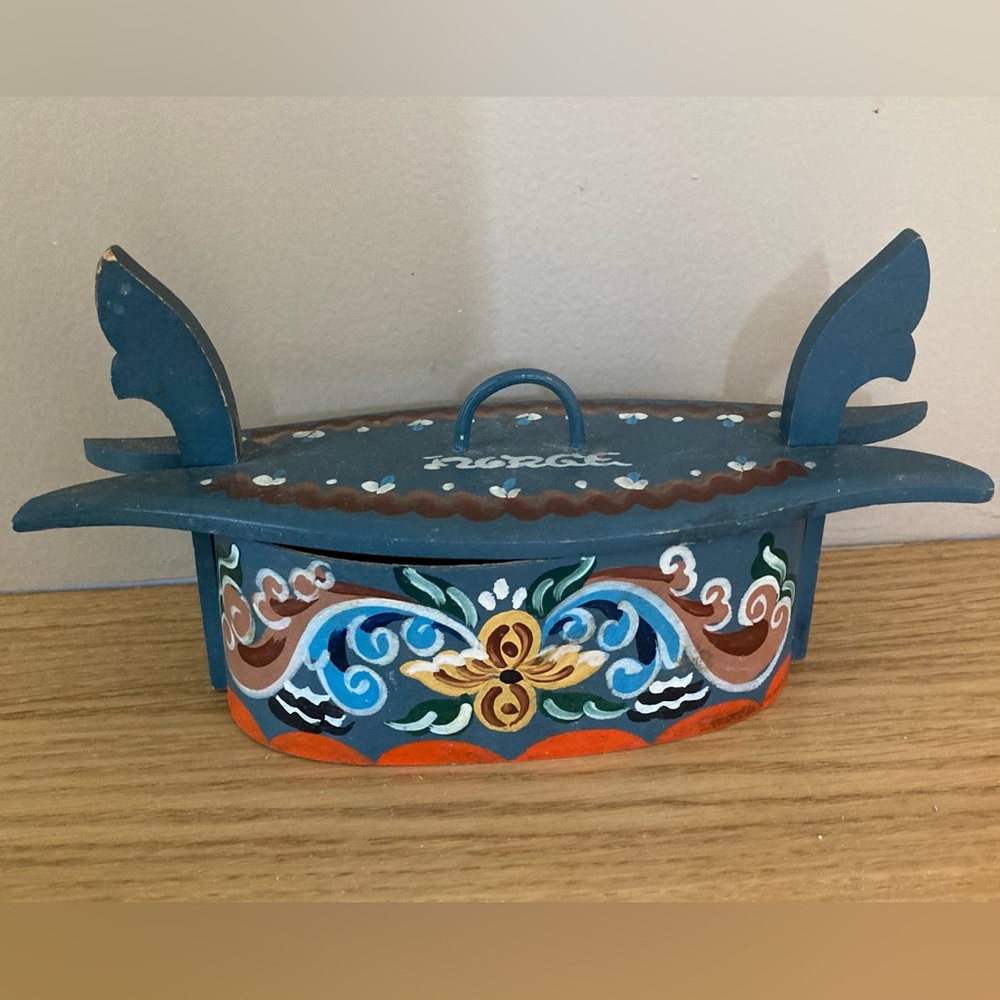 Hand-Painted Decorative Box-